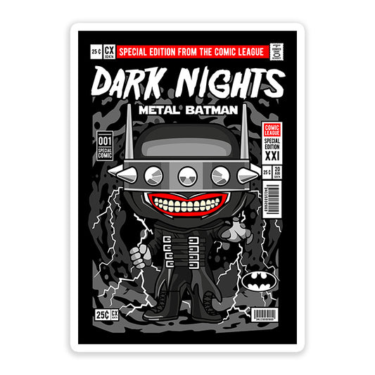 Batman Dark Nights Metal Batman Who Laughs pop Art Sticker