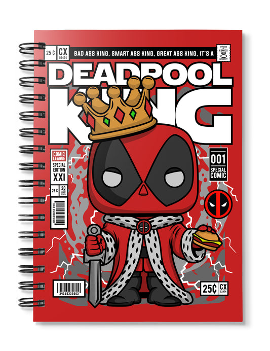 Dead Pool King pop Art Notebook