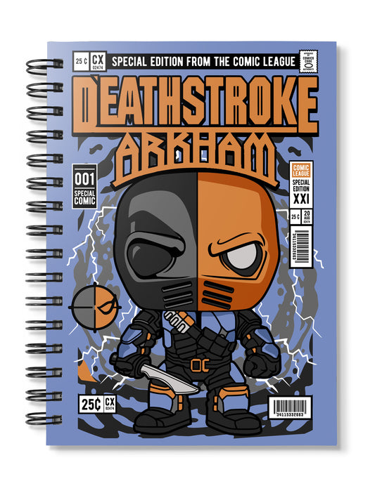 Death Stroke pop Art Notebook