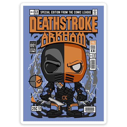 Death Stroke pop Art Sticker