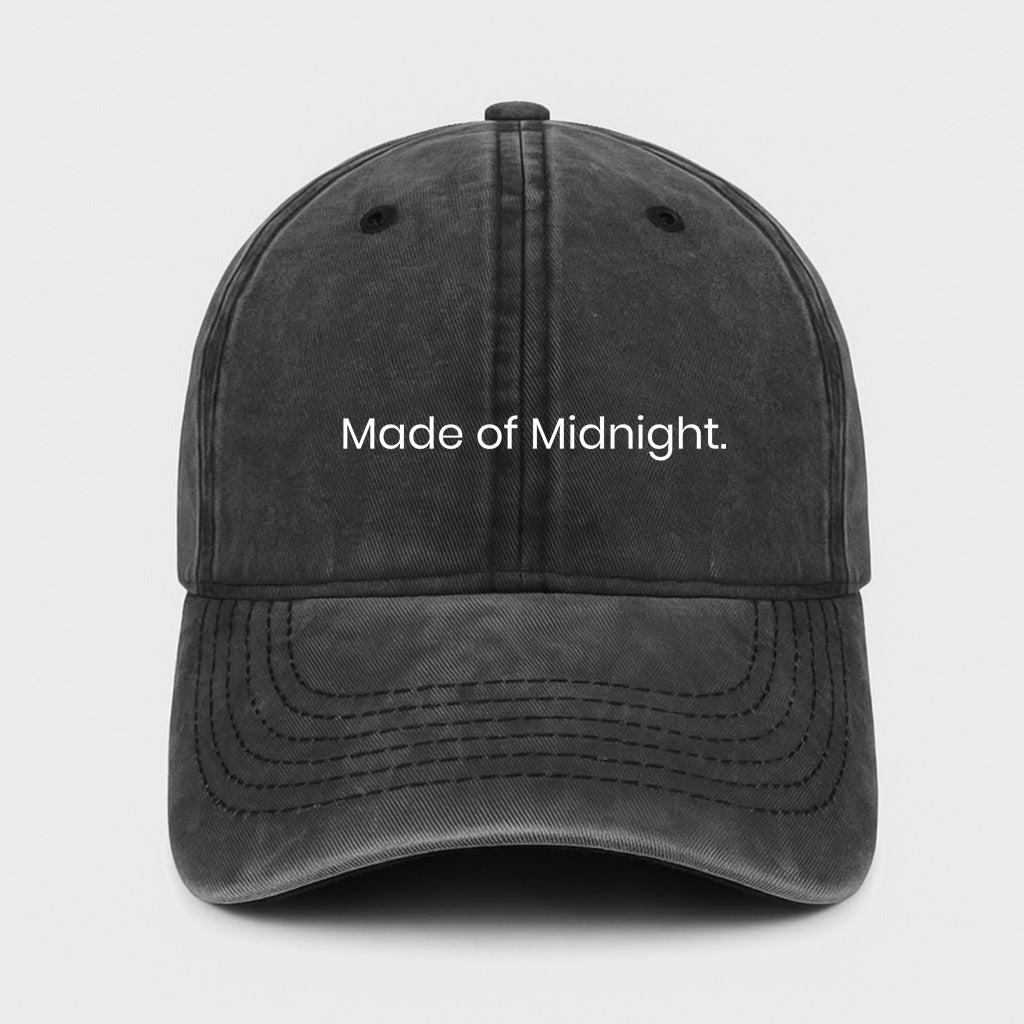 Made of Midnight Washed Cap