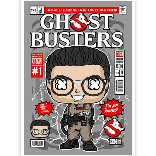Dr Egon Spengler Ghostbusters pop Art Sticker