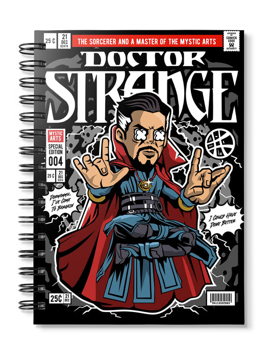 doctor strange pop art notebook