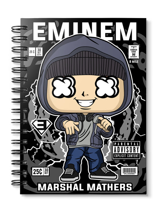 eminem pop art notebook