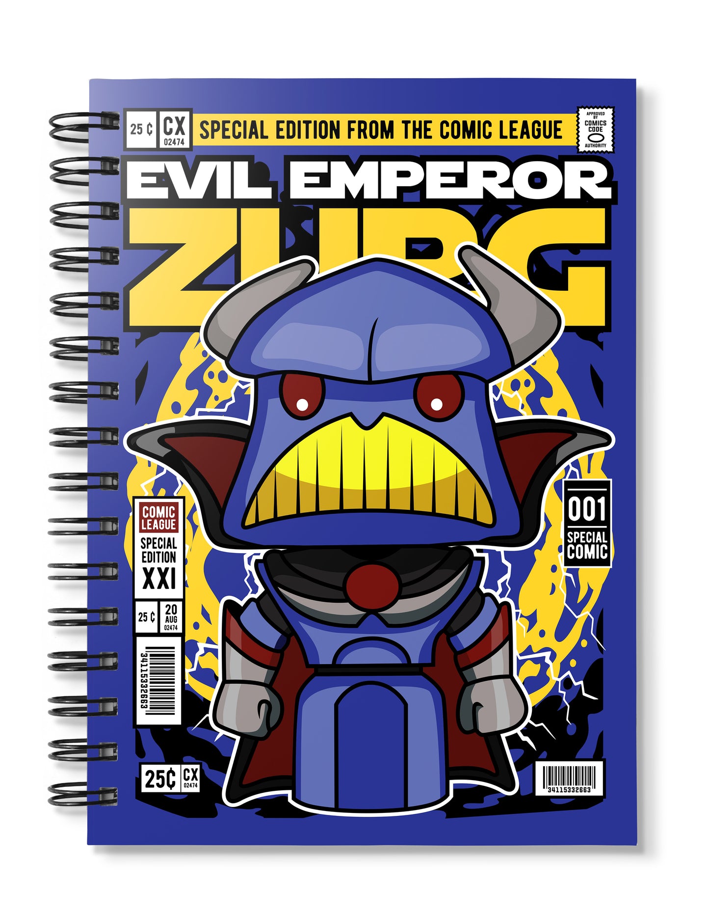 Emperor Zurg Toy Story 2 pop Art Notebook