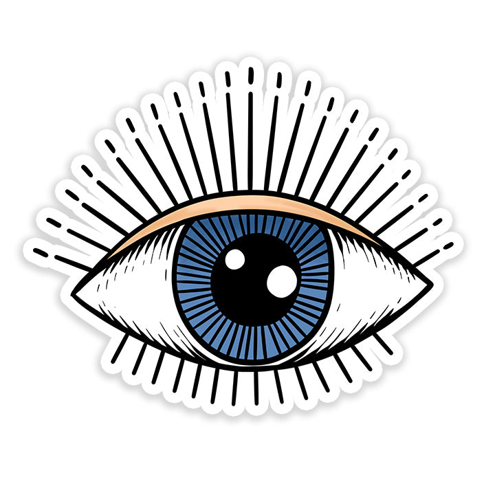Evil eye sticker