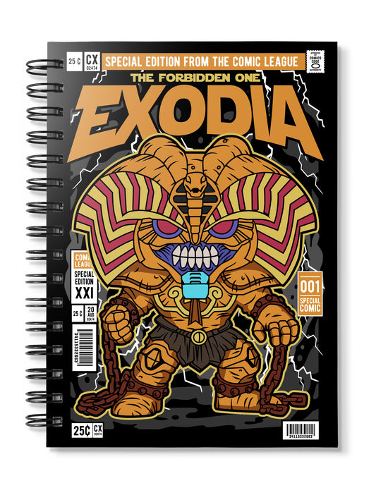 Exodia Yu-Gi-Oh! pop Art Notebook
