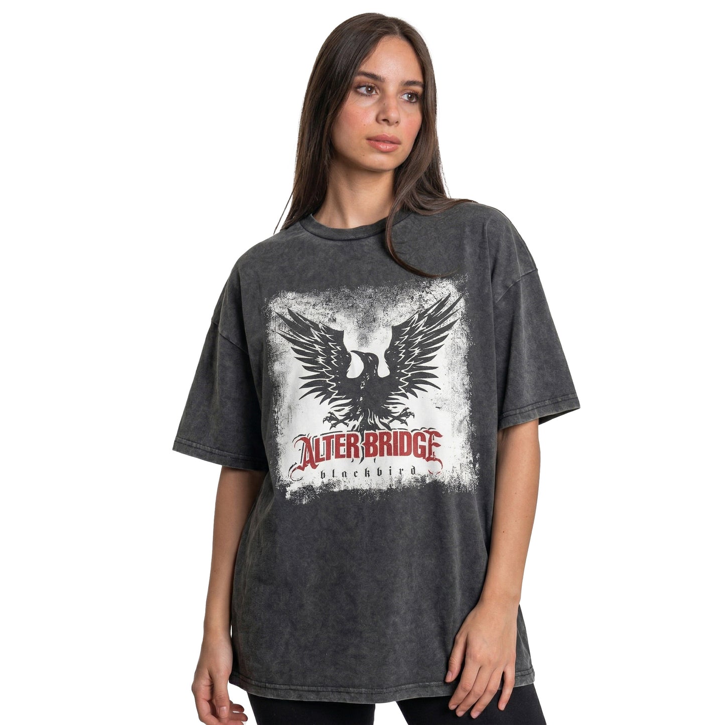 Alter bridge Dark Grey Washed Oversized Tee's