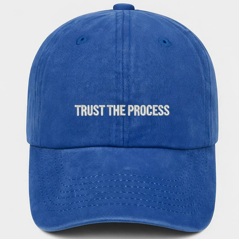 Trust the process Washed Cap