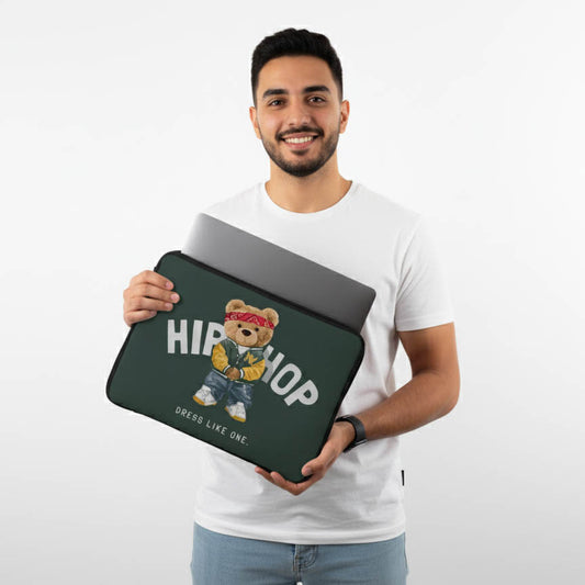 Hip Hop Bear Laptop Sleeve