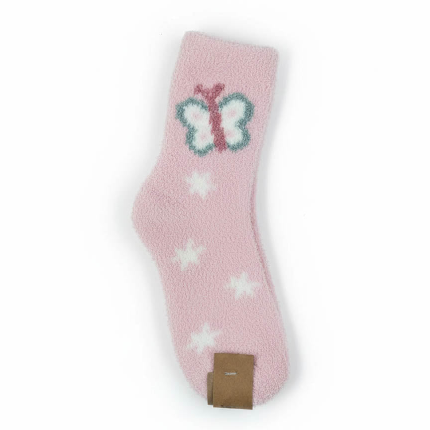 Butterfly Winter Socks
