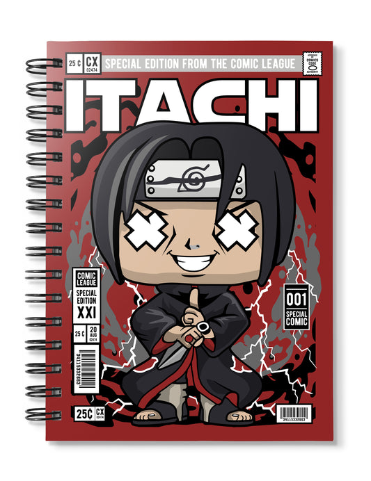 Itachi With Kunai pop Art Notebook