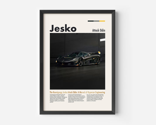 Koenigsegg Jesko Poster