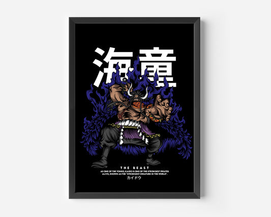 Kaido one Piece Poster