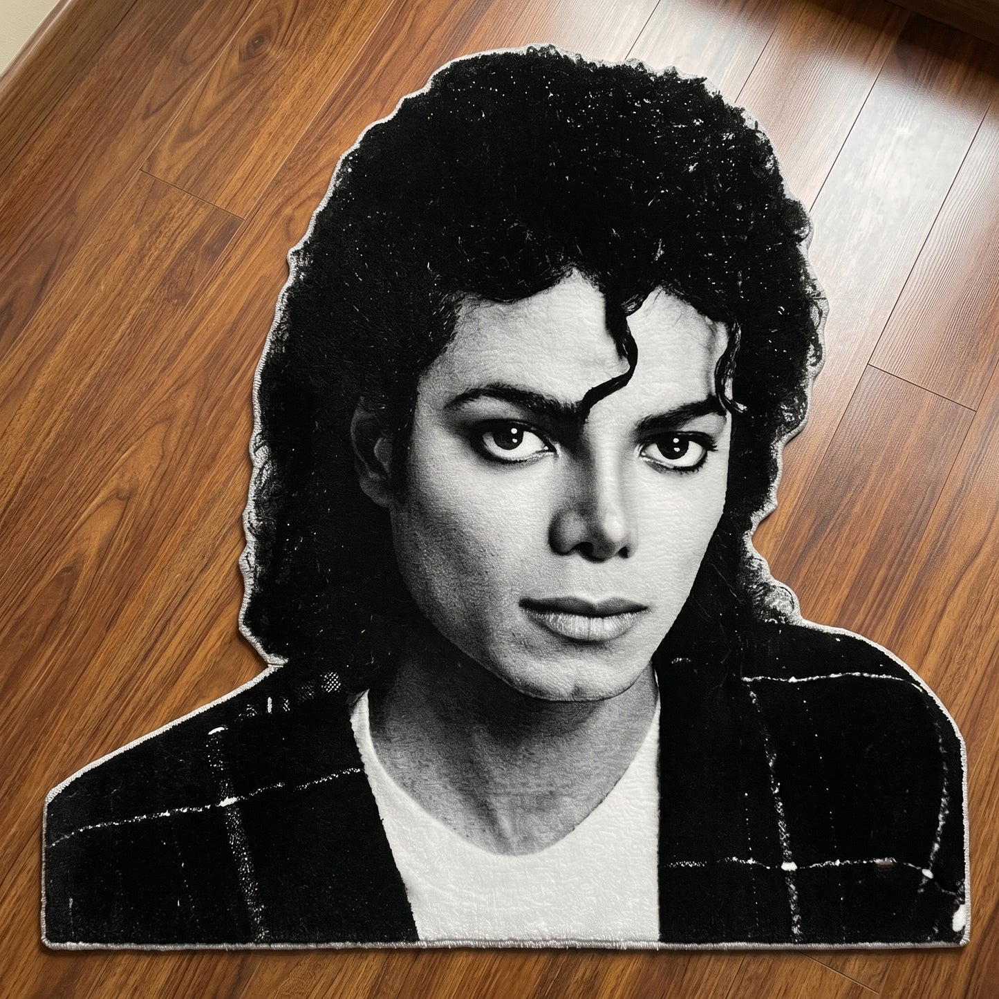 Michael Jackson Face Rug
