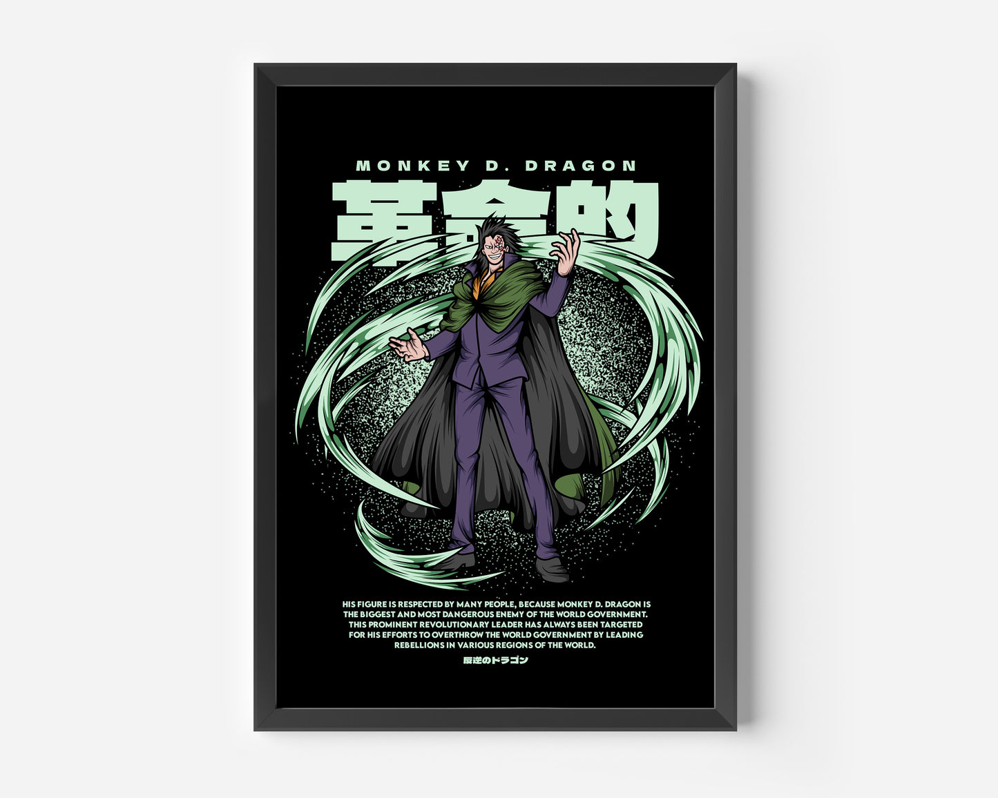 Monkey D. Dragon one Piece Poster
