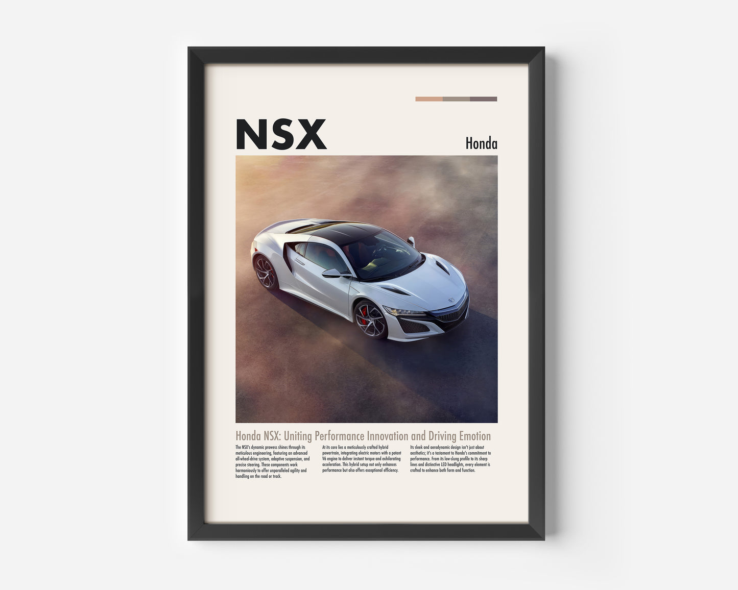 Honda NSX Poster