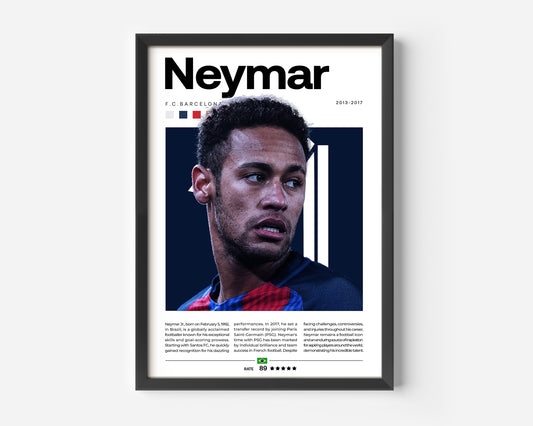 dank n drip neymar barca poster