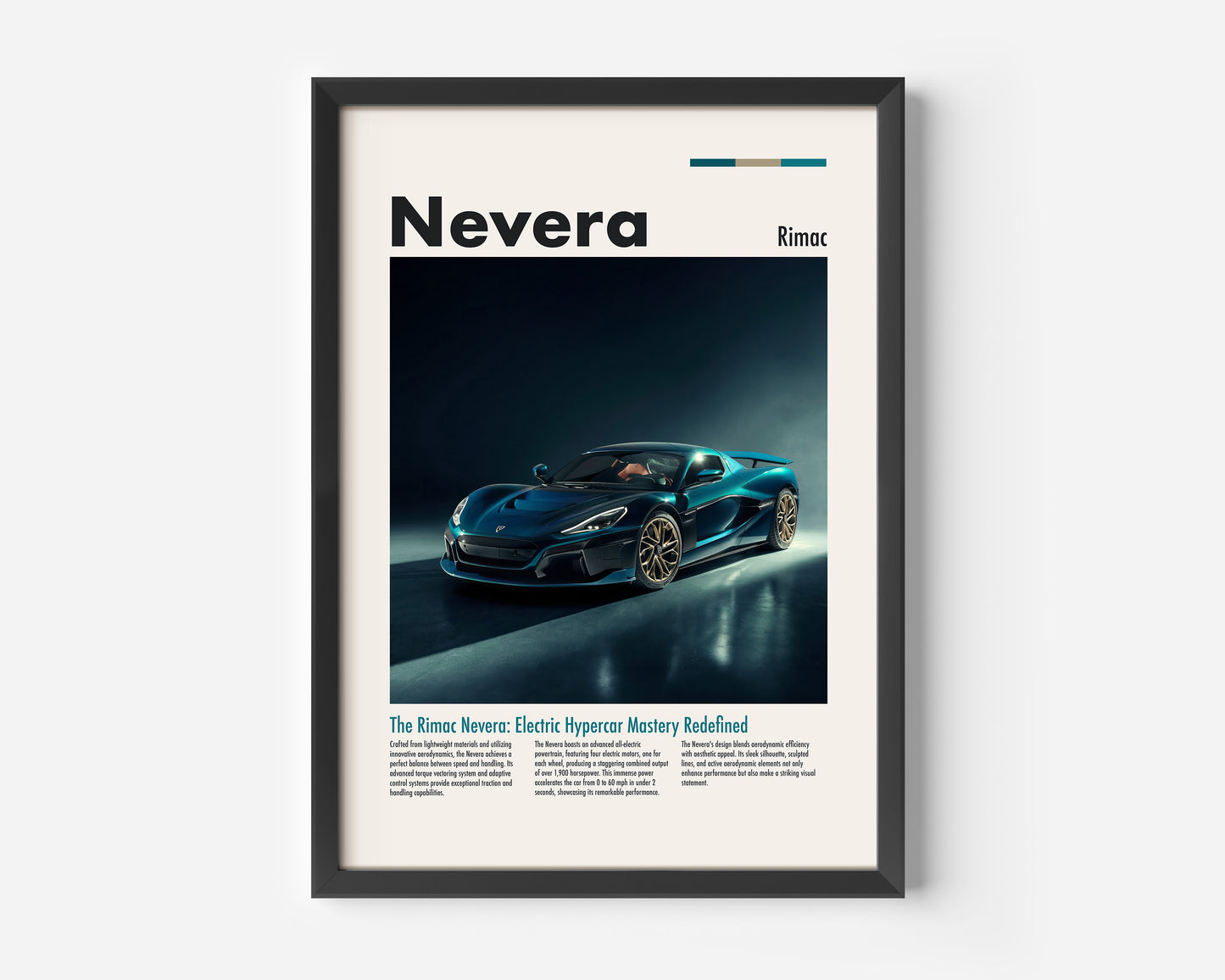 Rimac Nevera Poster