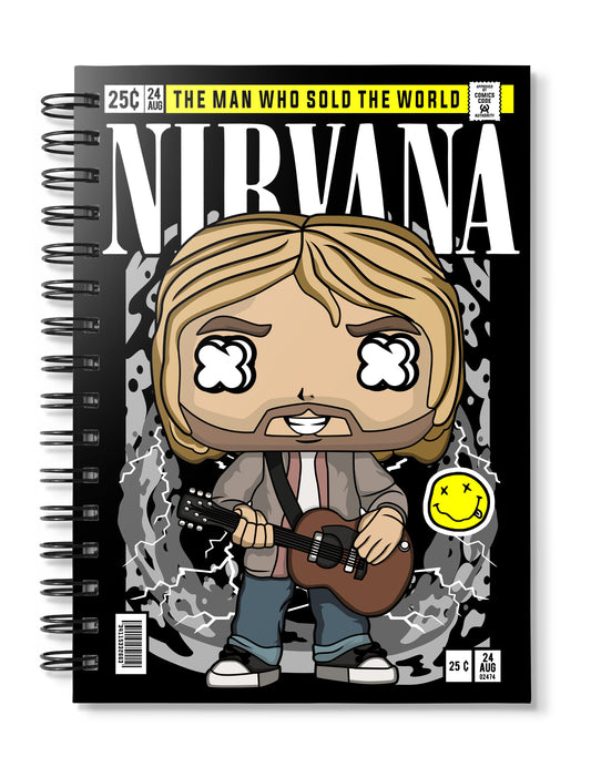 nirvana pop art notebook