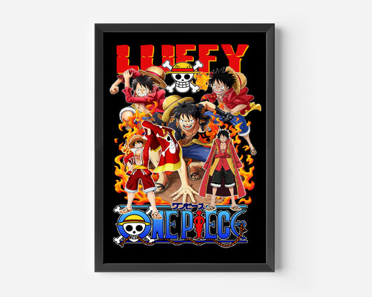 Luffy All one Piece Poster