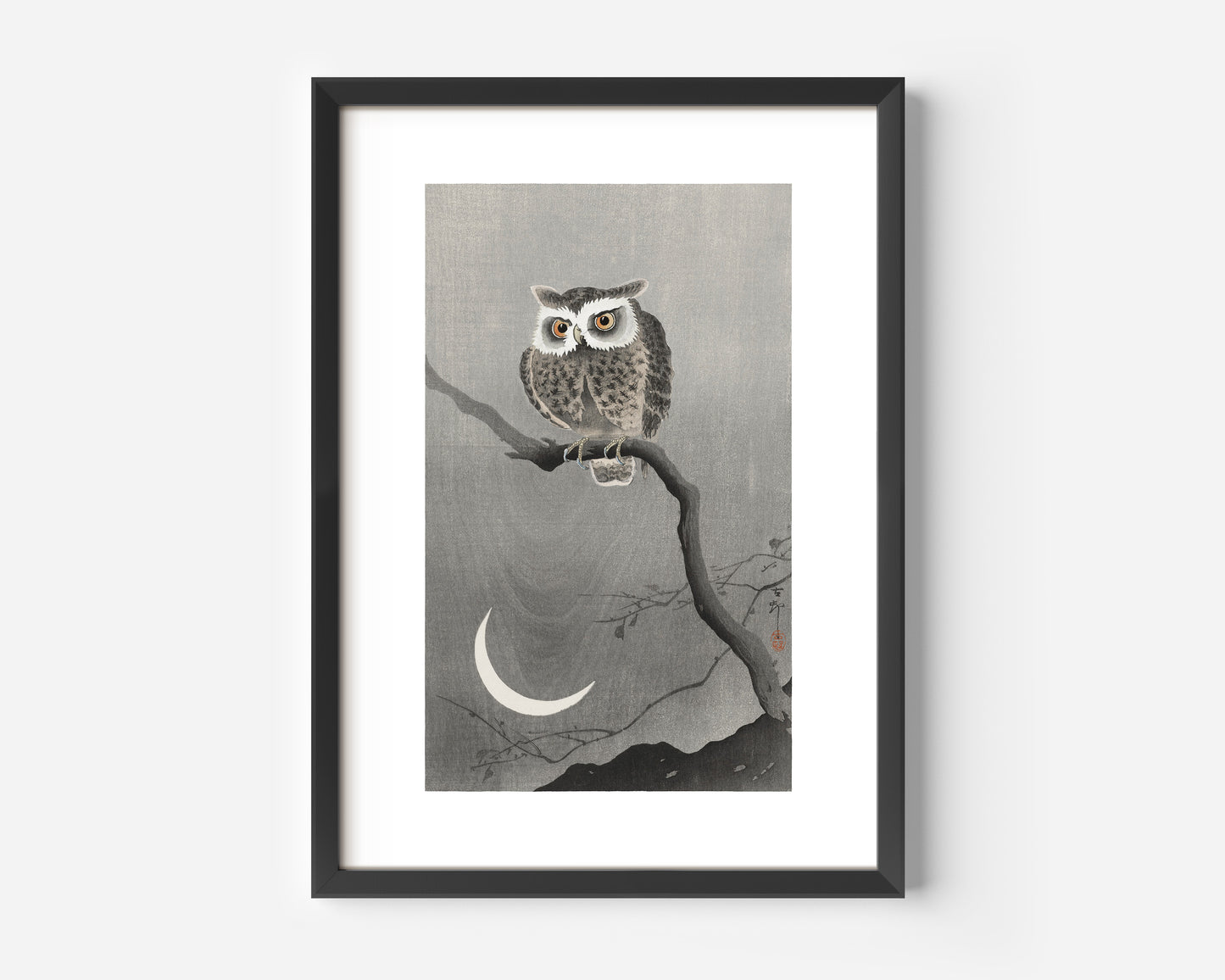 Ohara Koson owl Japanese The Rijksmuseum Poster