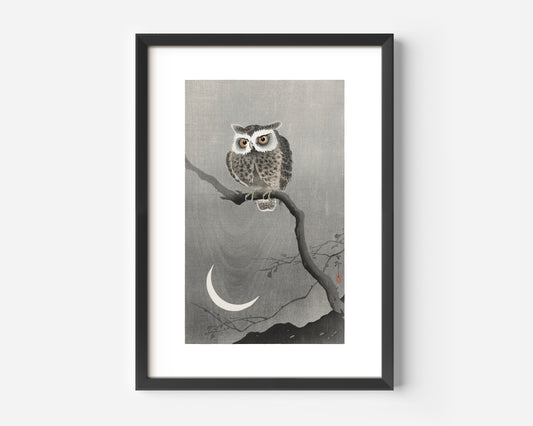 Ohara Koson owl Japanese The Rijksmuseum Poster