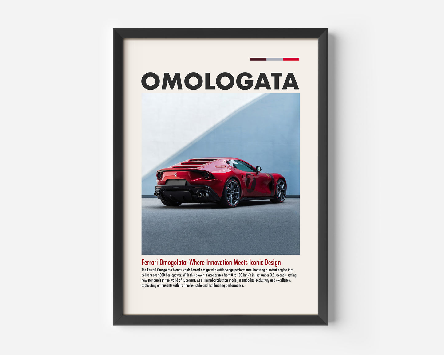 Ferrari Omologata Poster