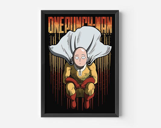 Saitama One-Punch Man Poster