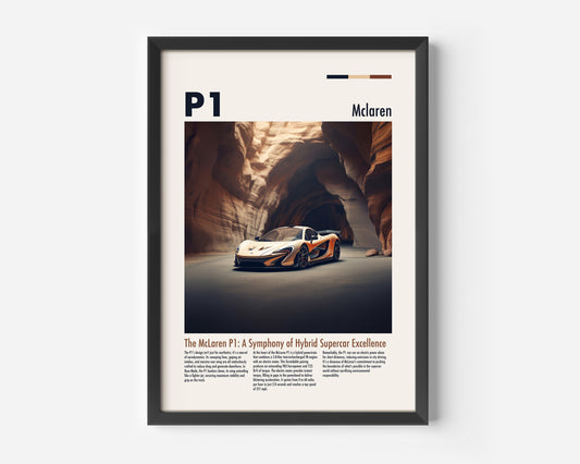 McLaren P1 Poster
