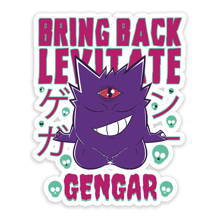 Bring back Gengar Pokémon Sticker