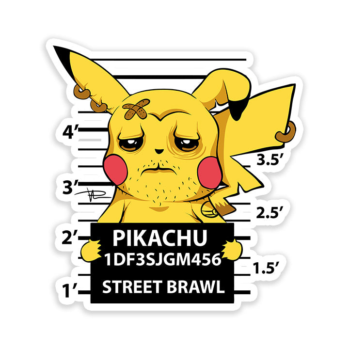 Arrested Pokémon Sticker