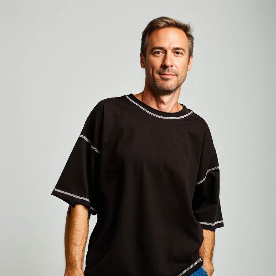 Stitched Oversized T-Shirt