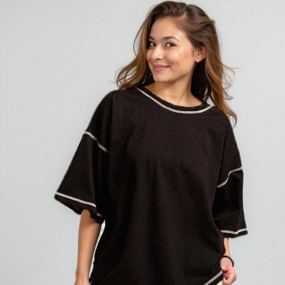 Stitched Oversized T-Shirt
