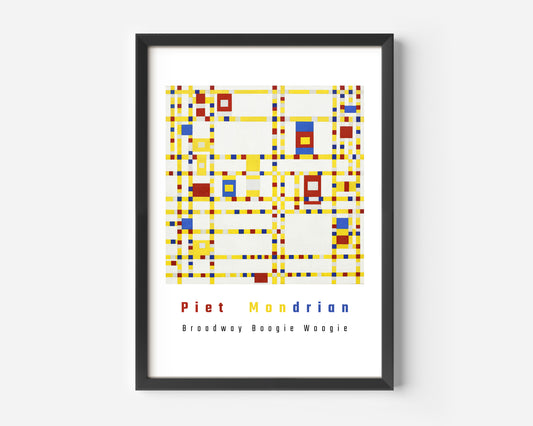 Piet Mondrian Broadway Boogie Woogie Poster