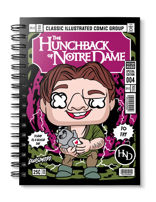 Quasimodo Hunchback of  Notre dame Notebook