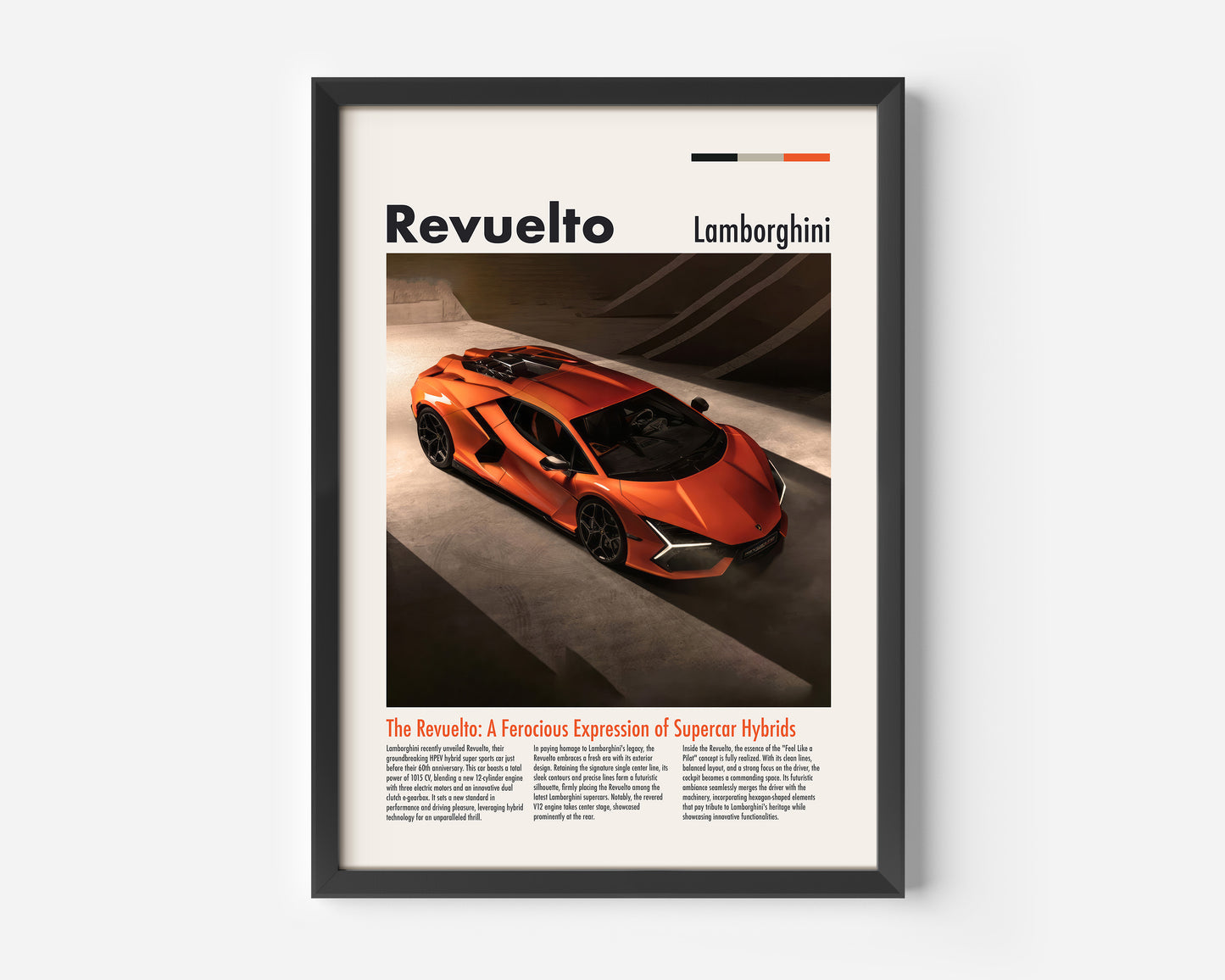 Lamborghini Revuelto Poster