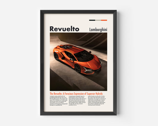 Lamborghini Revuelto Poster