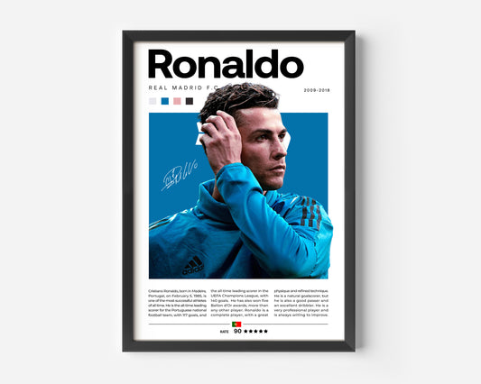 dank n drip Cristiano Ronaldo Poster
