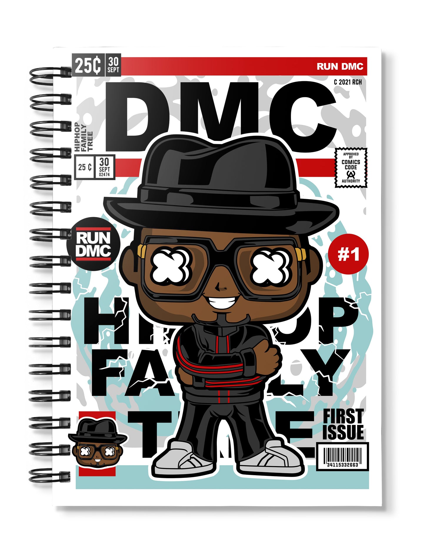 Run DMC Pop Art Notebook