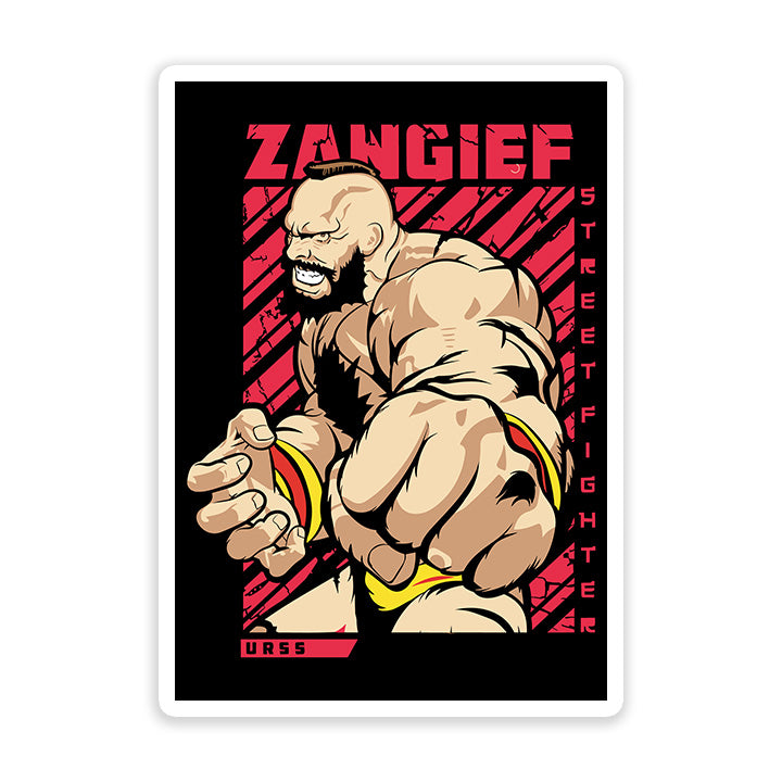 Zangief Street fighter Sticker