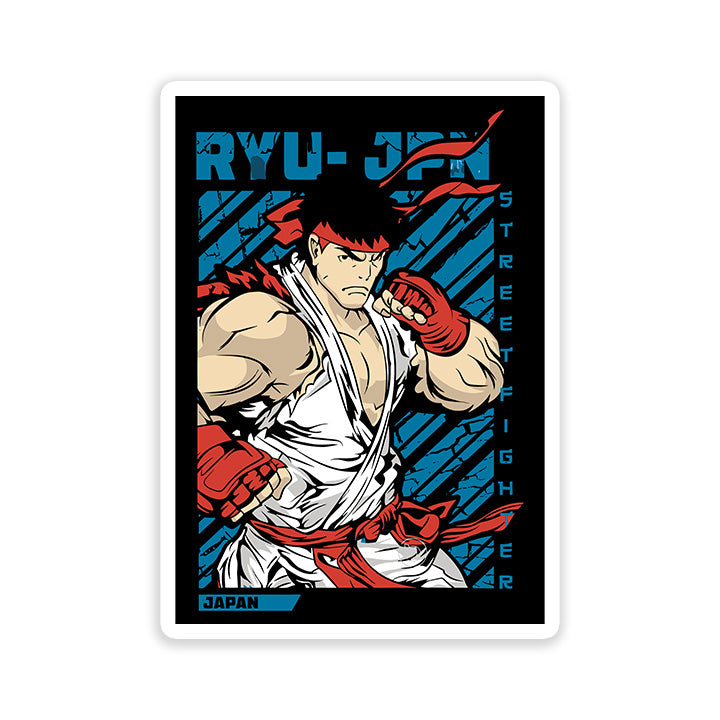 Ryu Street fighter Sticker