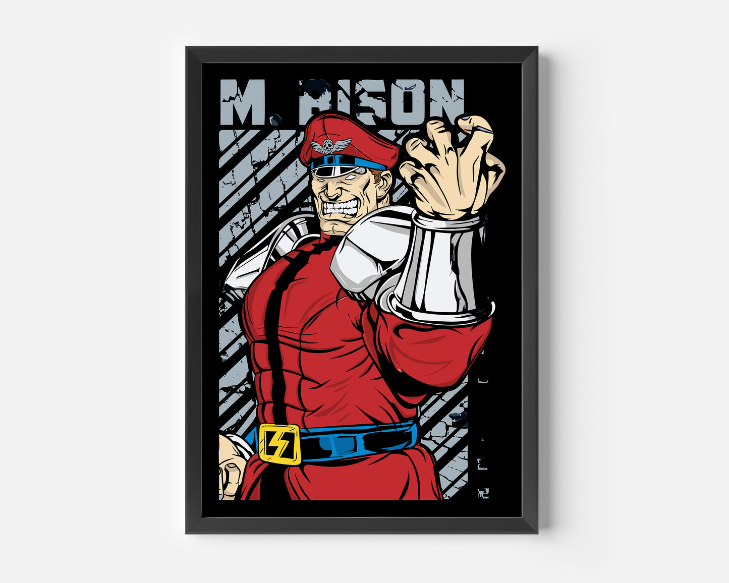 M. Bison Street fighter Poster