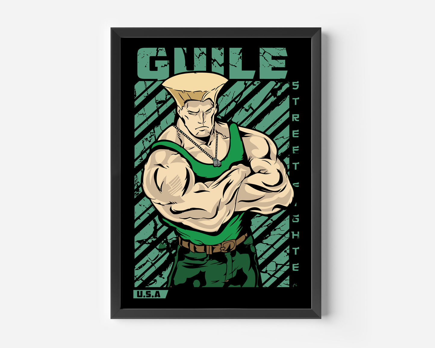 Guile Street fighter Poster