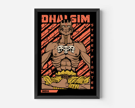 Dhalsim Street fighter Poster