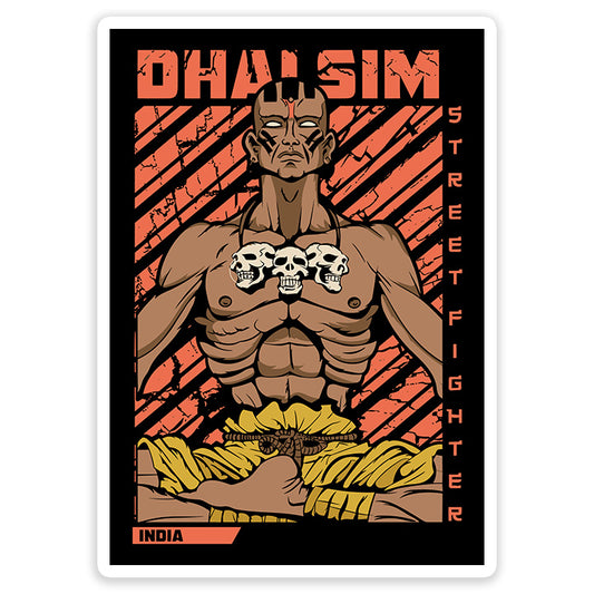 Dhalsim Street fighter Sticker