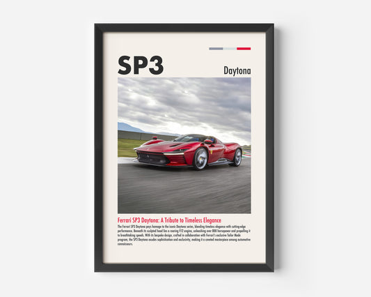 Ferrari Daytona SP3 Poster