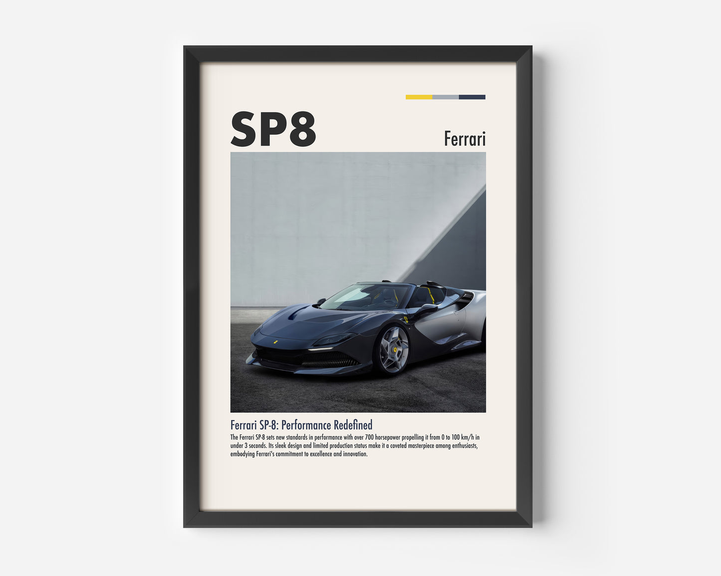 The Ferrari SP-8 Poster