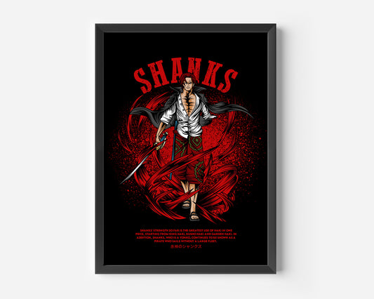 Shanks one Piece Poster