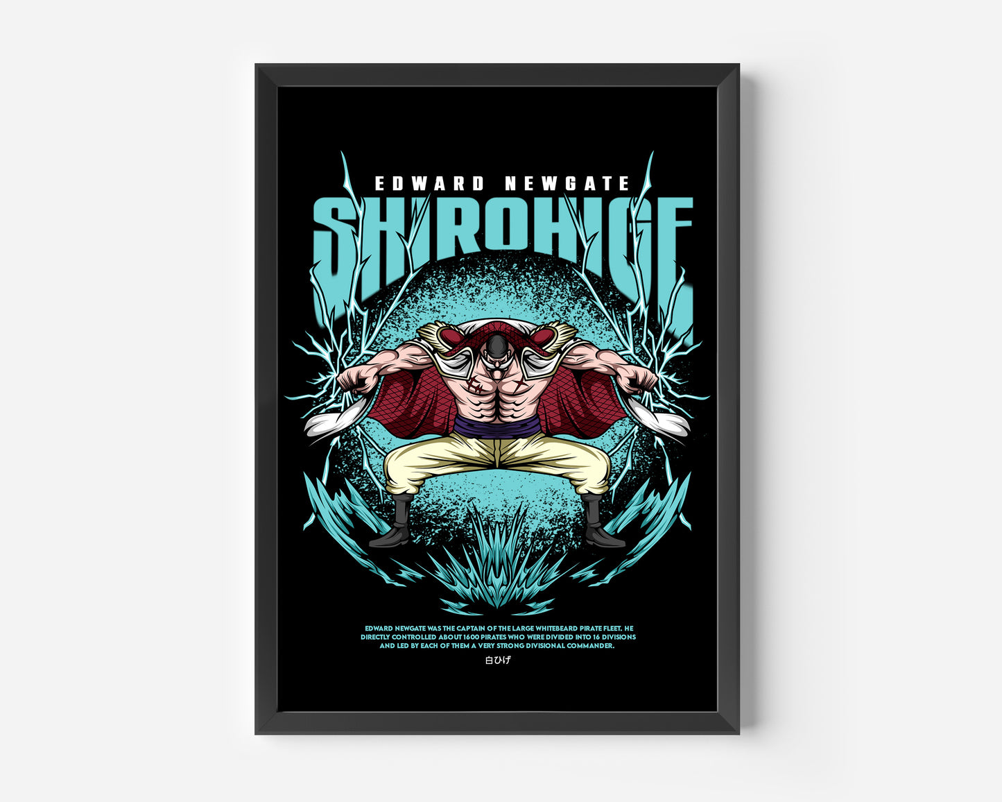 Edward Newgate one Piece Poster